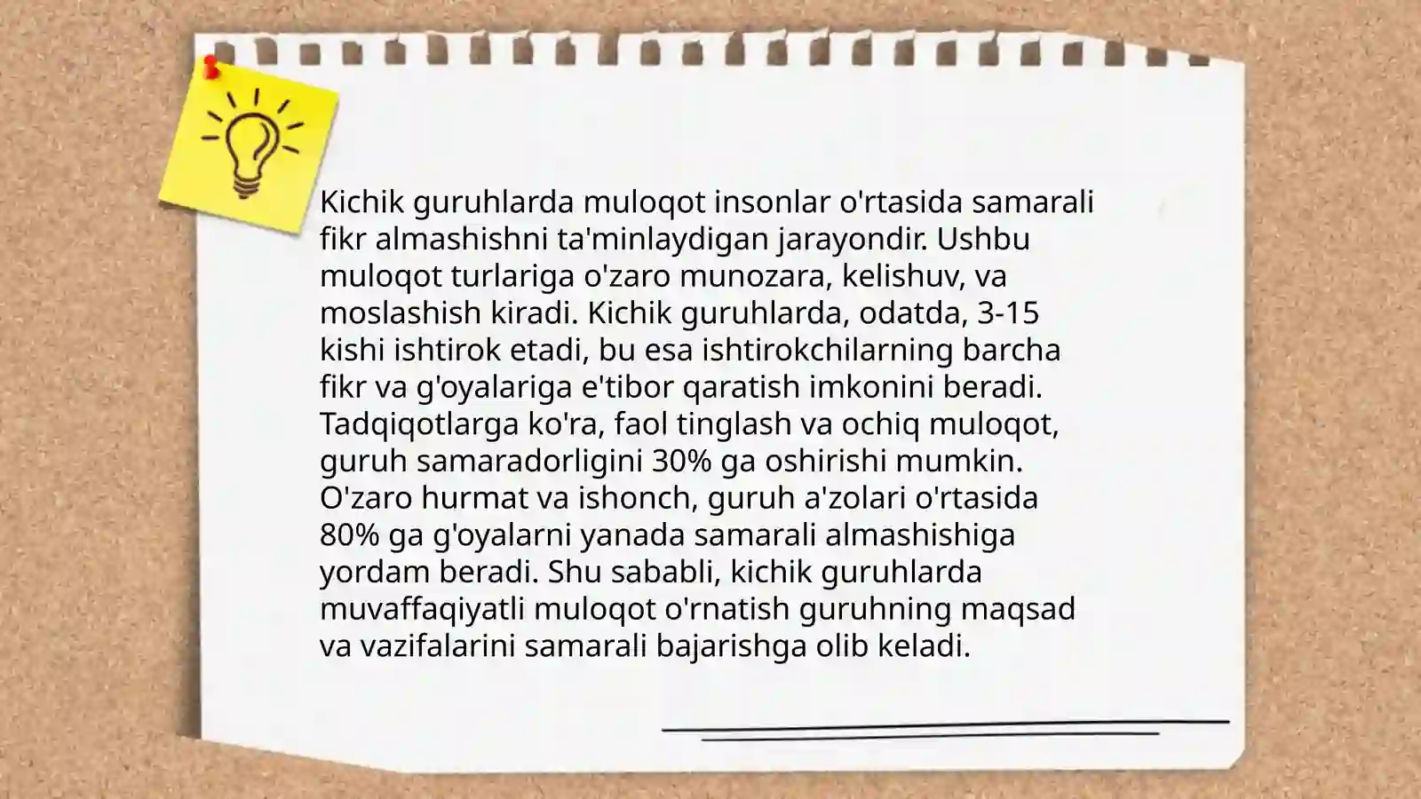 Katta va kichik guruhlar psixologiyasi 4
