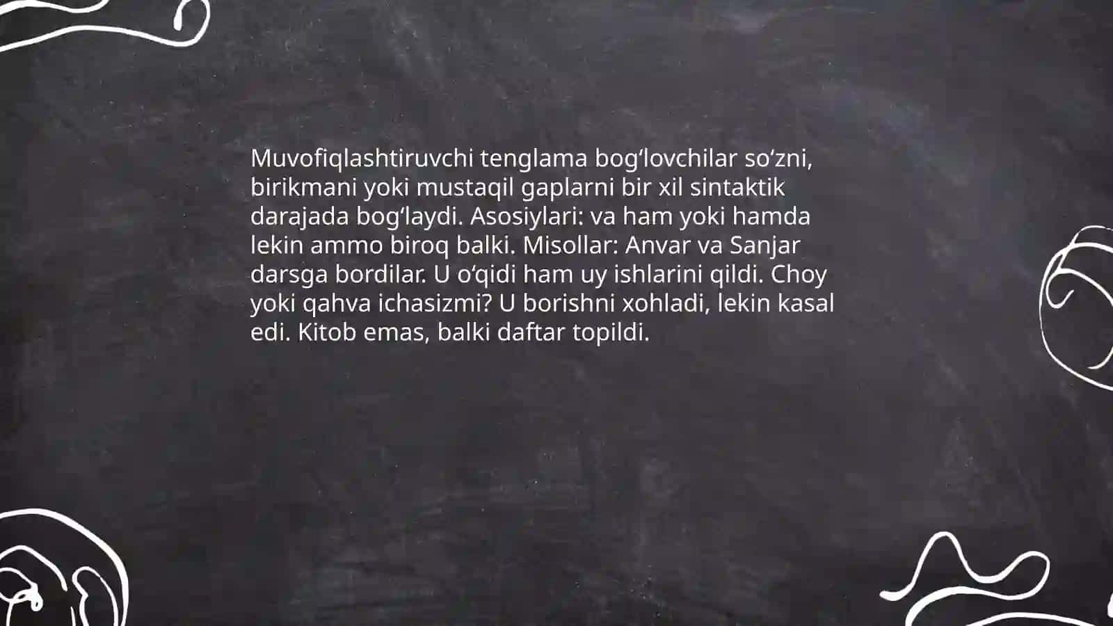 Bog'lovchilar 4