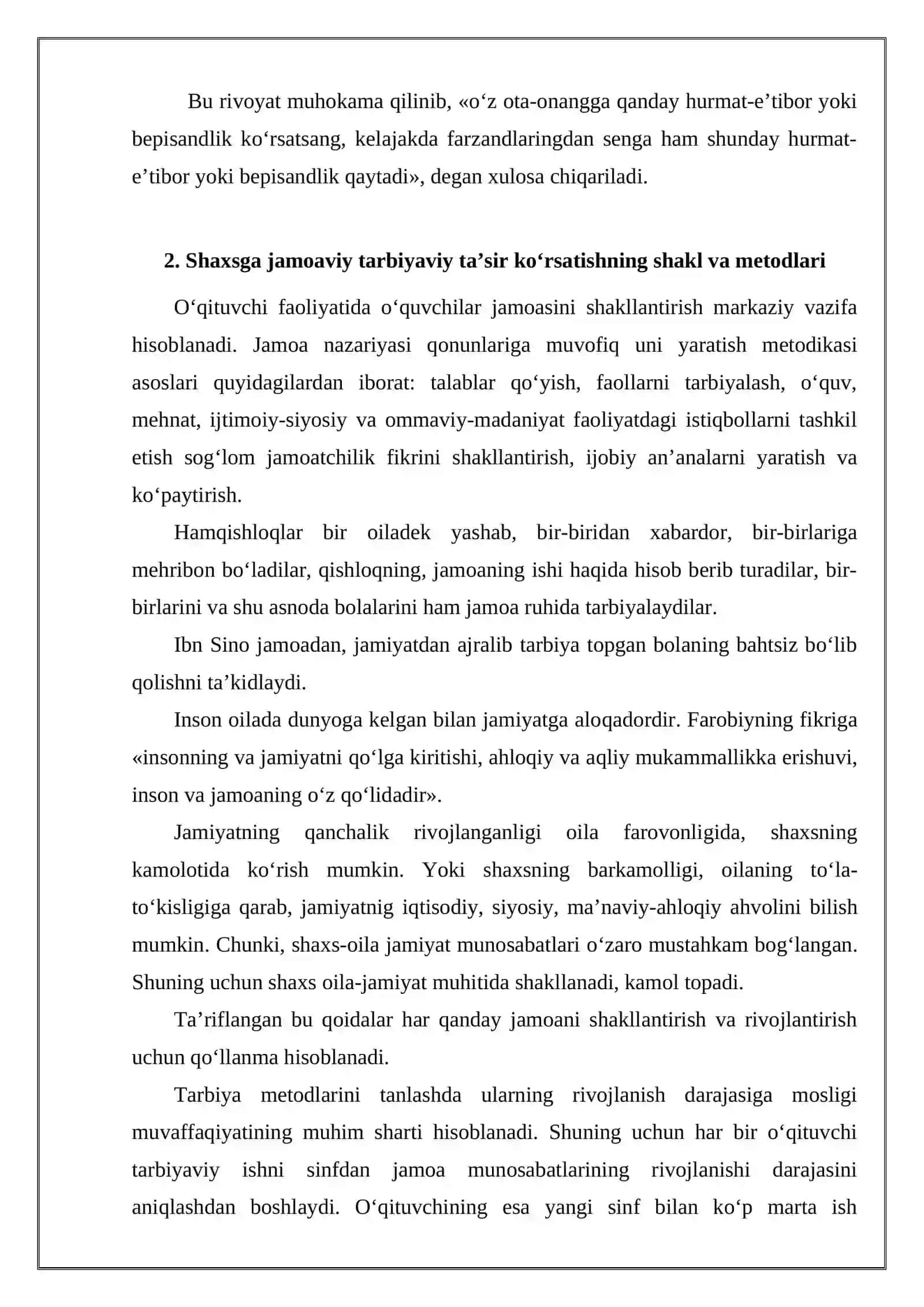 OILADA SOG'LOM BOLA TARBIYALASHDA O'ZARO MUNOSABATLARNING PEDAGOGIK-PSIXOLOGIK MUNOSABATLARI 4