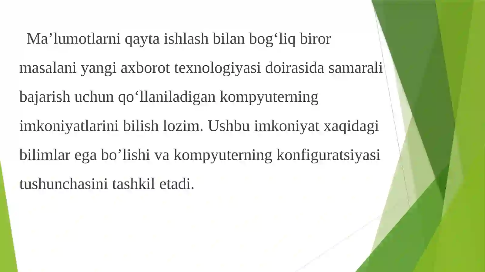 Zamonaviy axborot va kommunikatsiya texnologiyalari 4