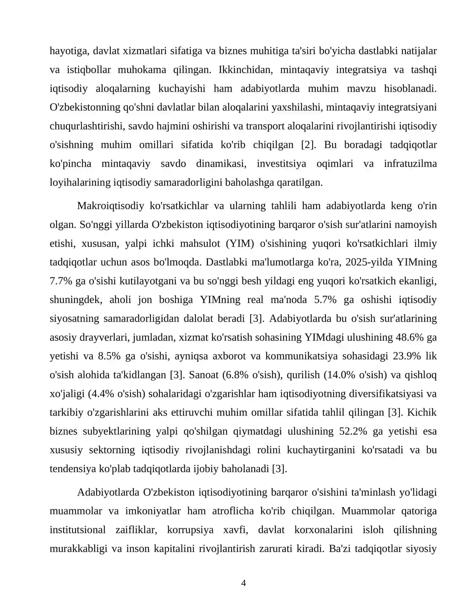 Milliy Iqtisodiyot va makro ko’rsatkichlar 4
