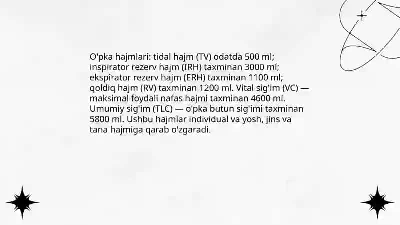 Nafas olish fiziologiyasi 4