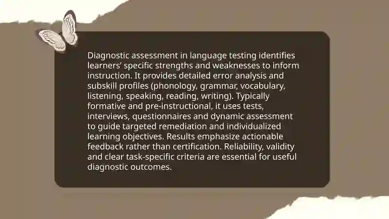 Functions of language testing 4