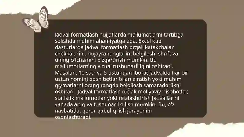 Excelda Asosiy Formulalar 4