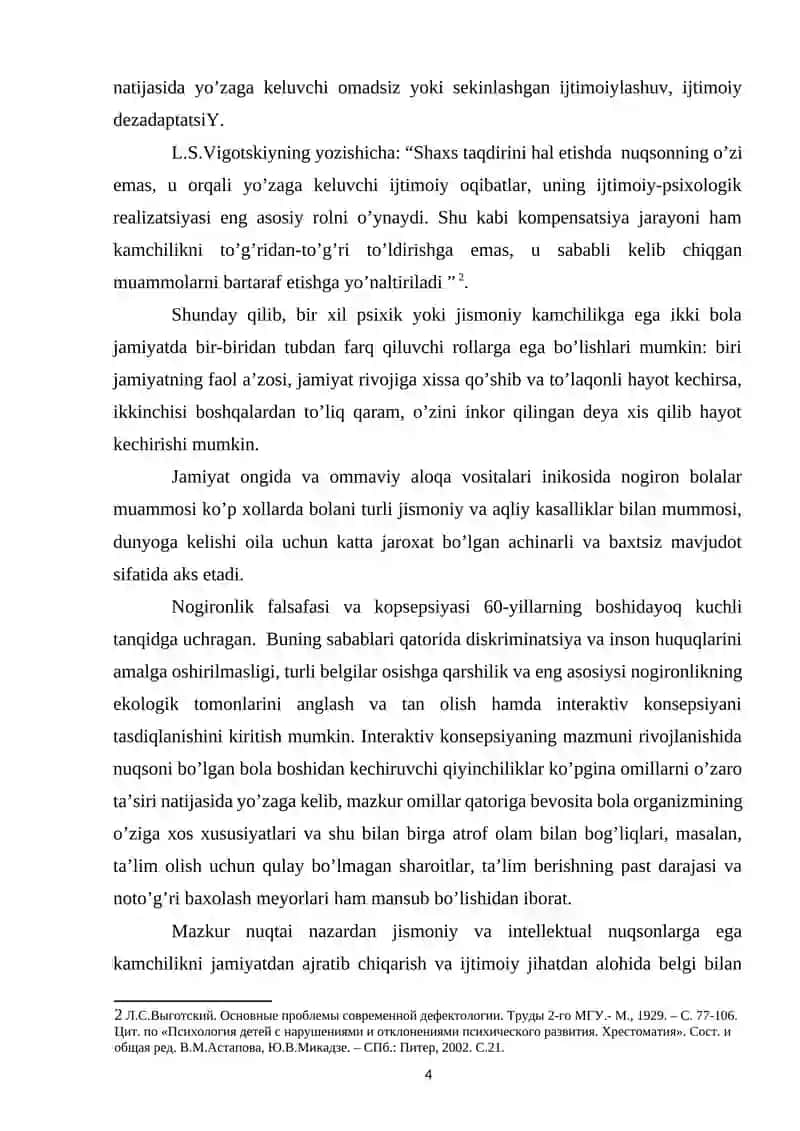 TURLI MAMLAKATLARDA NOGIRONLIGI BOR SHAXSLARNI IJTIMOIY QO'LLAB-QUVVATLASH TIZIMLARINING QIYOSIY TAHLILI 4