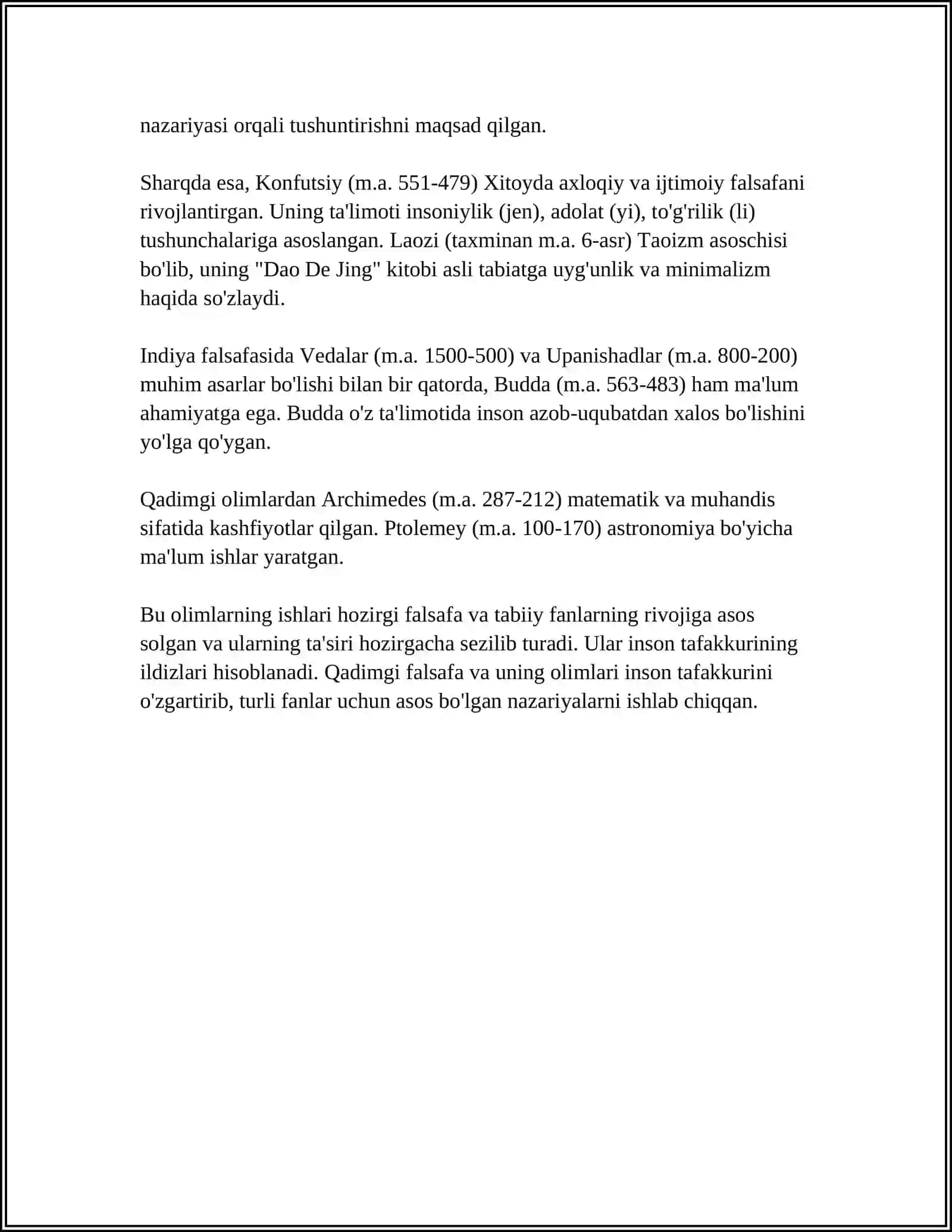 BUYUK ALLOMALARNING JAHON SIVILIZATSIYAGA QÕSHGAN HISSASI 4