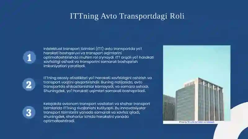 Intelektual Transport Tizimlari 4