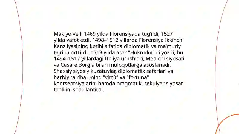 Makiyo Vellining "Hukmdor" asari 4