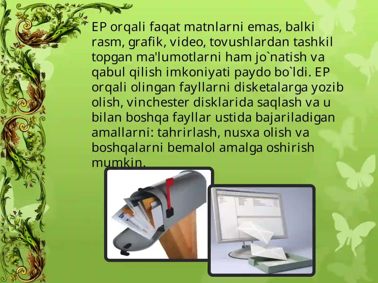 O‘quvchilarni elektron pochtadan foydalanish va internetdan ma’lumotlarni olish usullari bilan tanishtirish yo‘llari 4