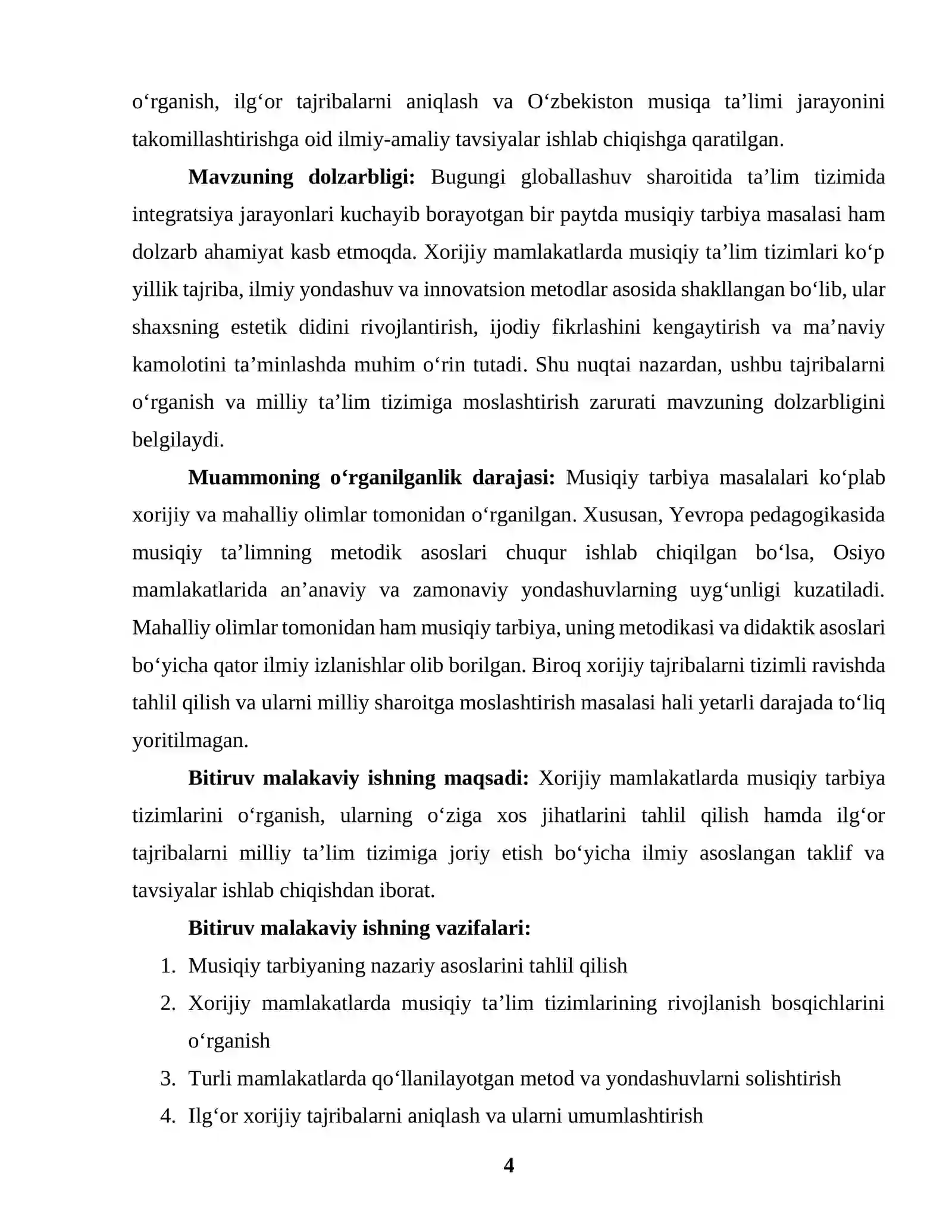 Musiqa Ta'limi Yoʻnalishi 4
