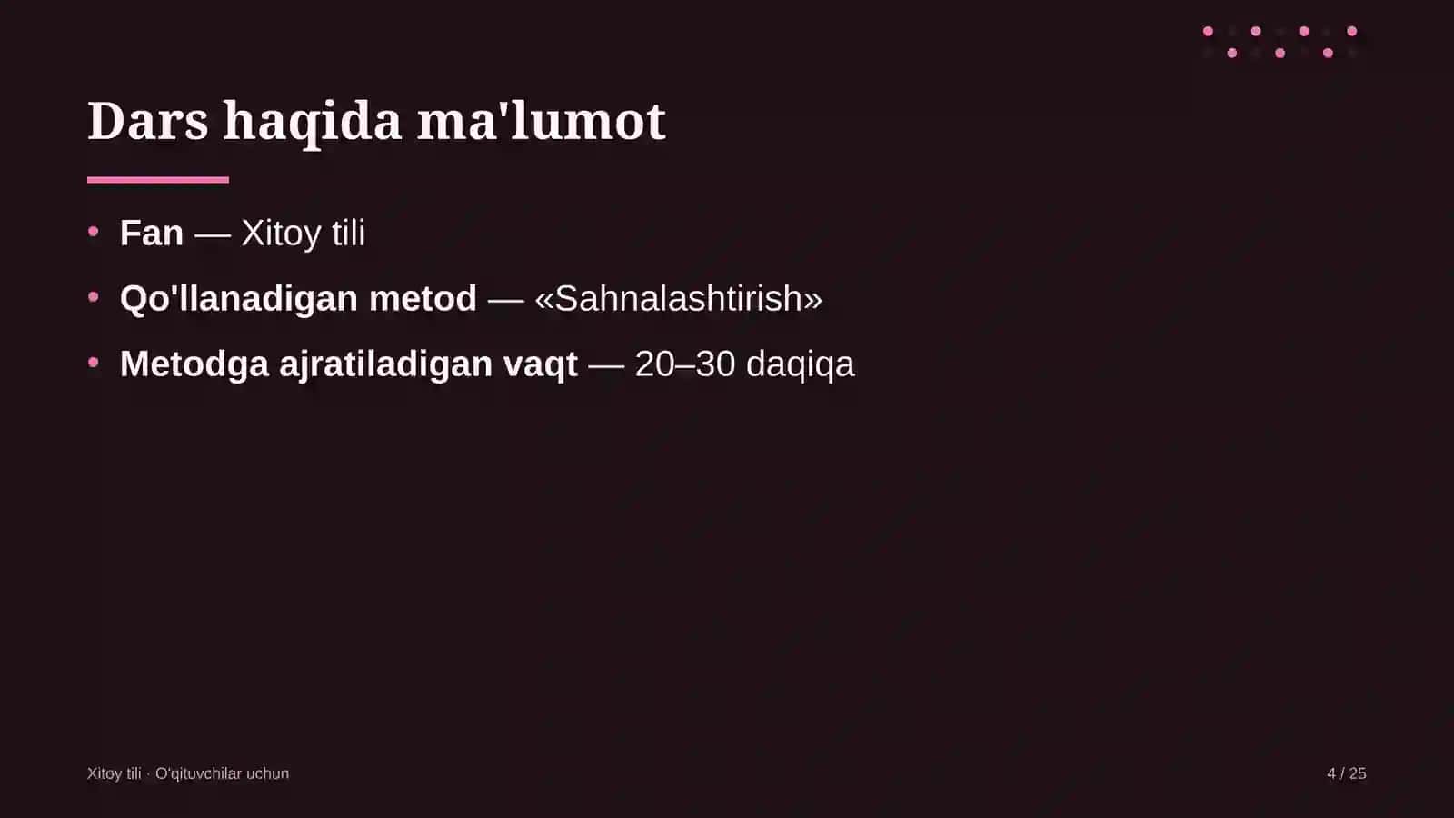 xitoy tili darslarida sahnalashtirish metodidan foydalanish 4162 4