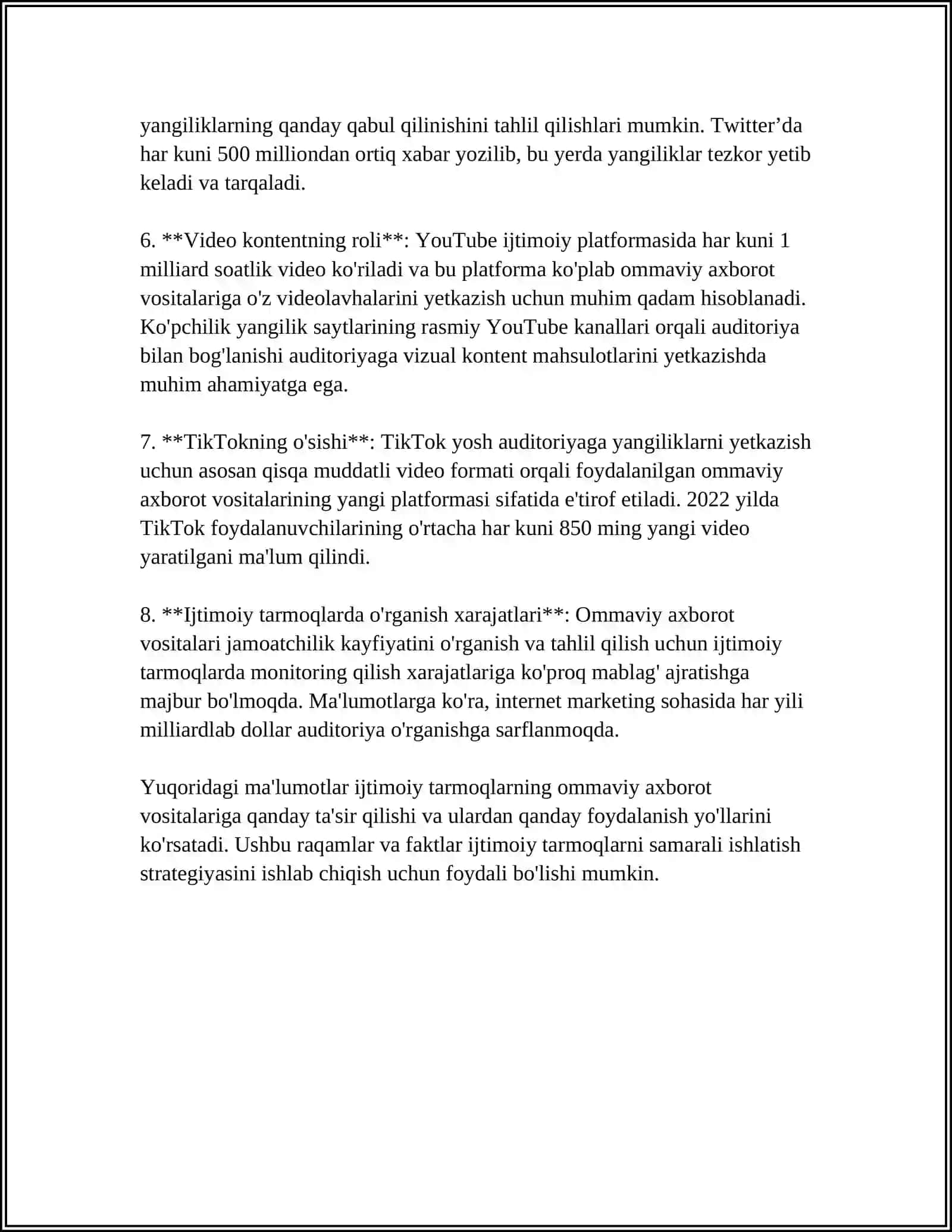 IJTIMOIY TARMOQLARDA AXBOROT TARQALISHI 4