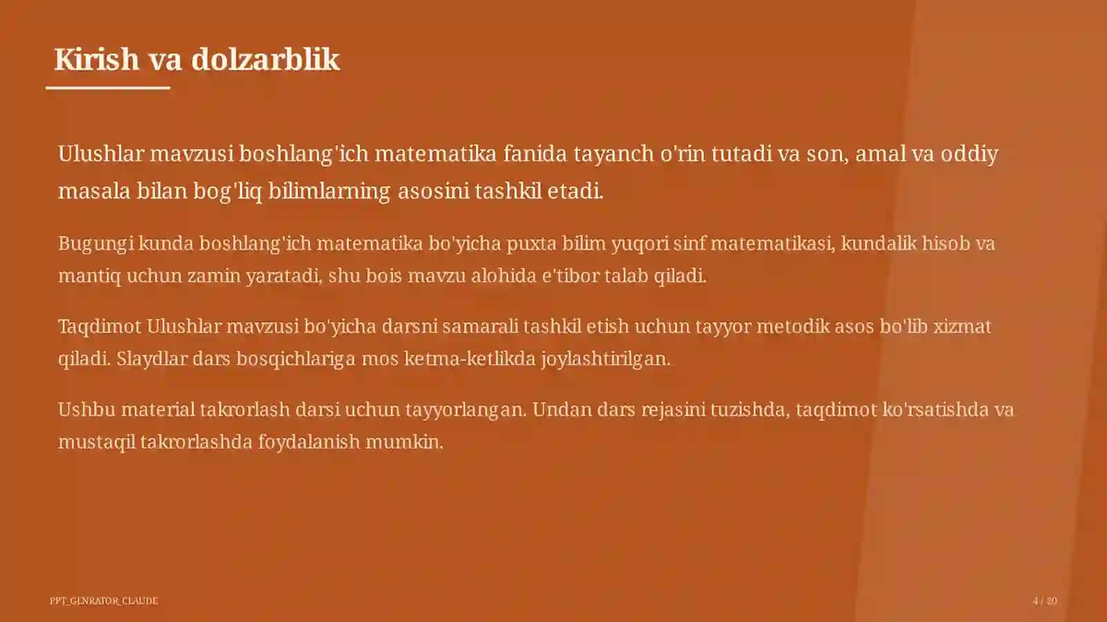 Ulushlar (3-sinf) 4
