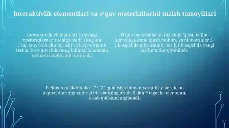 Elektron interaktiv oʻquv qoʻllanmalari: dolzarbligi va afzalliklari 4