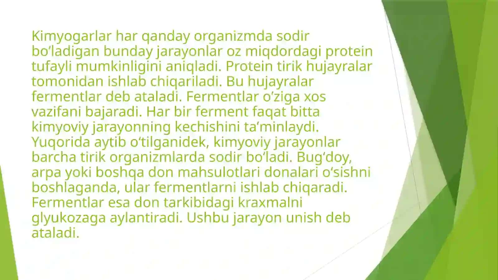 Tibbiyotda fermentlarning qo’llanishi 4