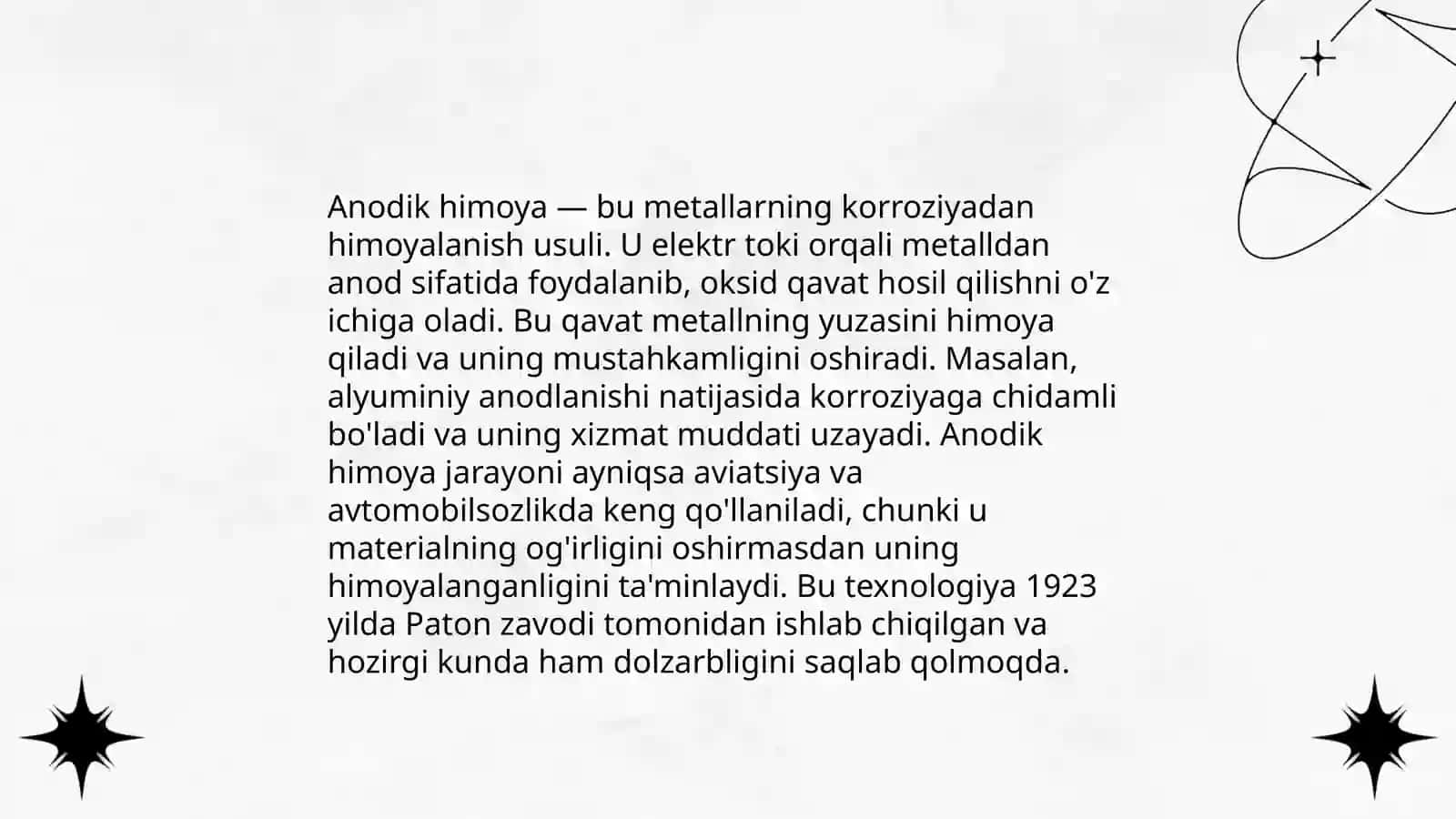 Metallarni korroziyadan saqlash usullari 4