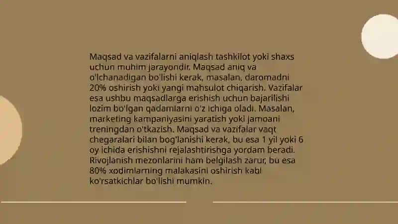 Chiqishlarni uyushtirish va tayyorlash usullari 4