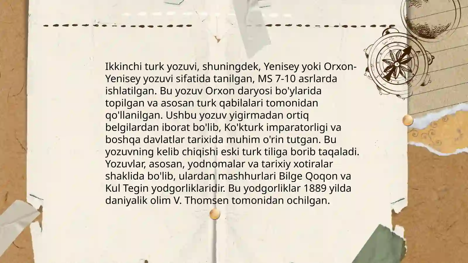 Turk tilining qadimgi yozuvlari 4