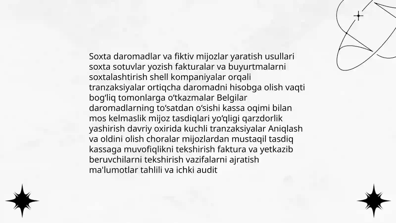 Moliyaviy hisobotdagi firibgarliklar 4