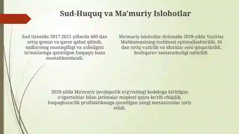 Mustaqillik Yillarida Davlat Boshqaruvi Islohotlarining Asosiy Yo'nalishlari 4