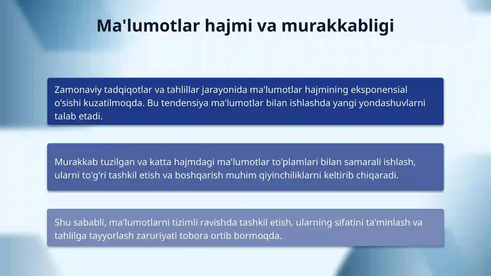 EXCEL VA SPSS KOMPYUTER DASTURLARIDA MA’LUMOTLARNI TASHKIL QILISH 4