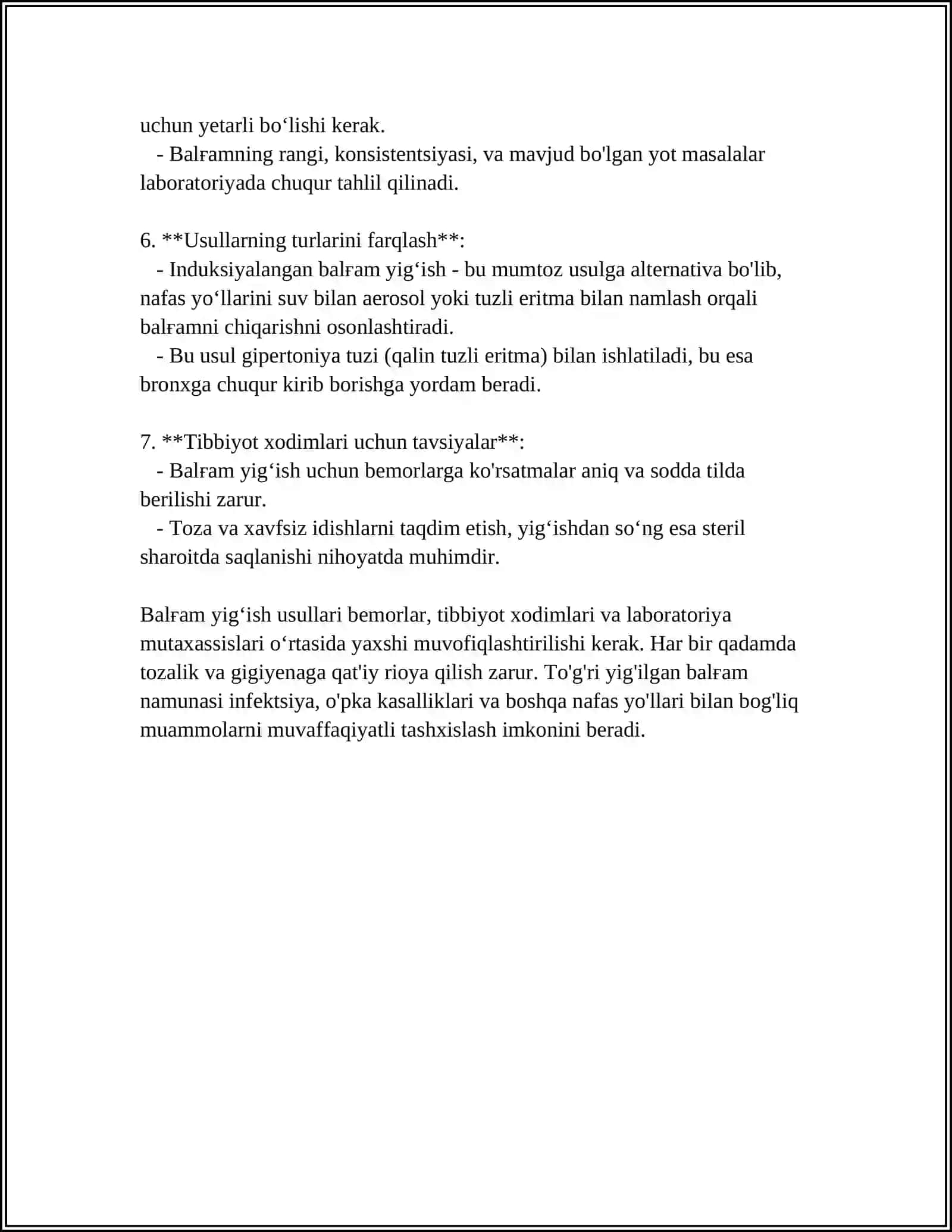 BALGʻAM YIGʻISH USULLARI 4