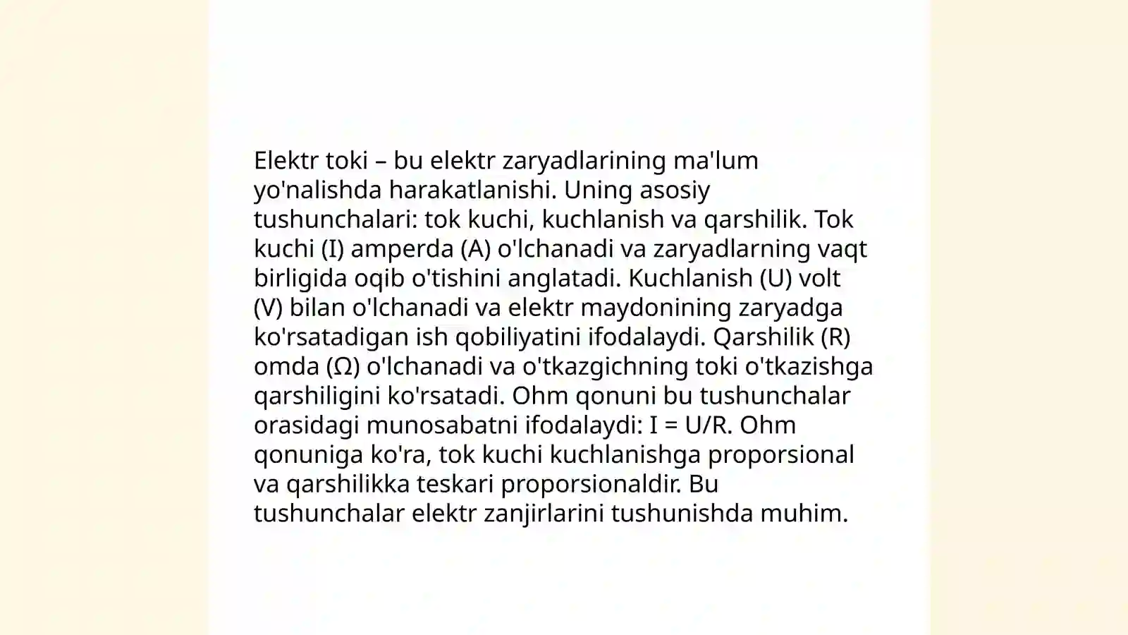 Elektr toki 4