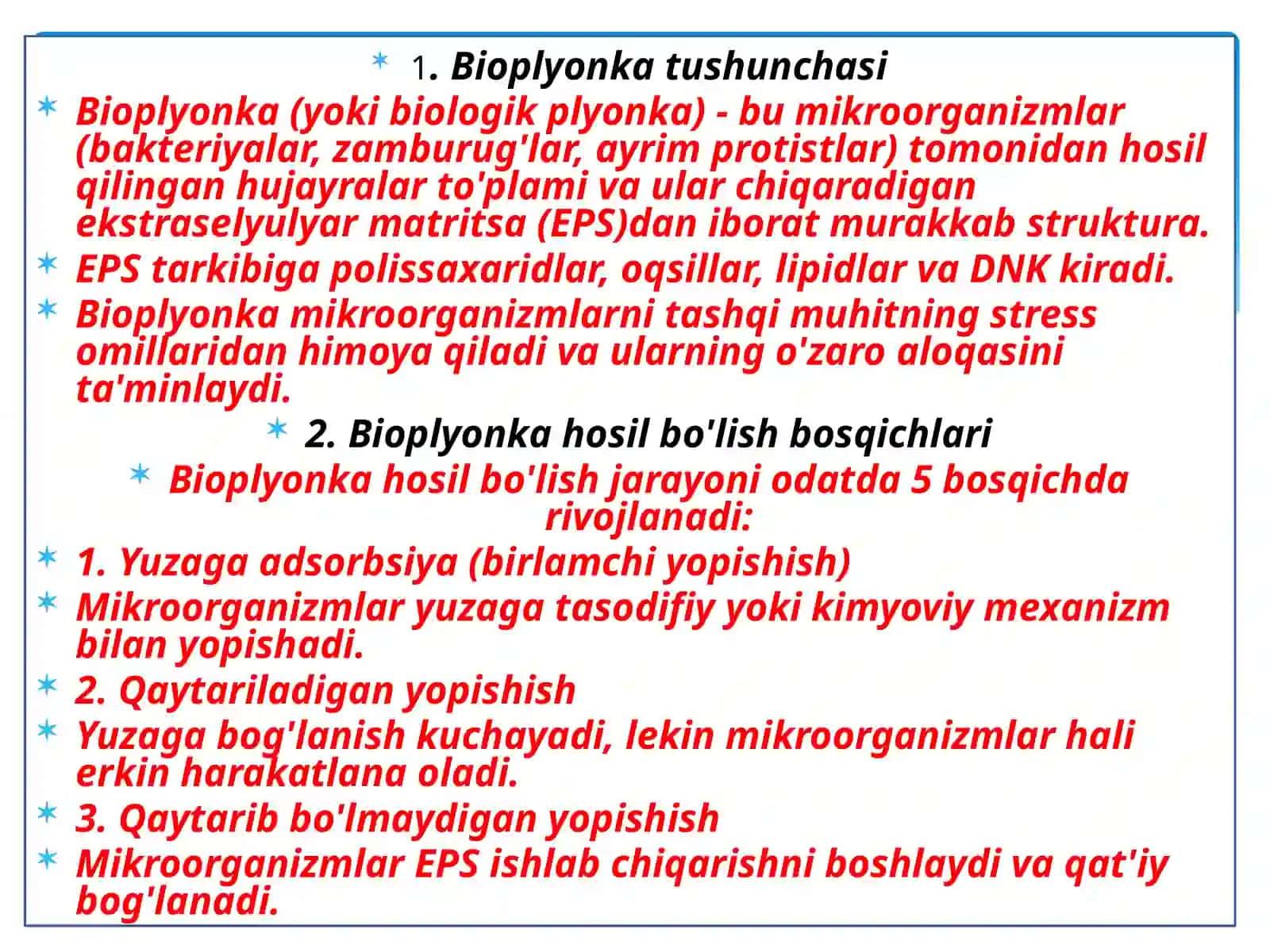 Angren universitetida volaashishi fakulteti 24-4-gurux talabasi Komilova Hilolaning Mikrobiologiya fanidan 4