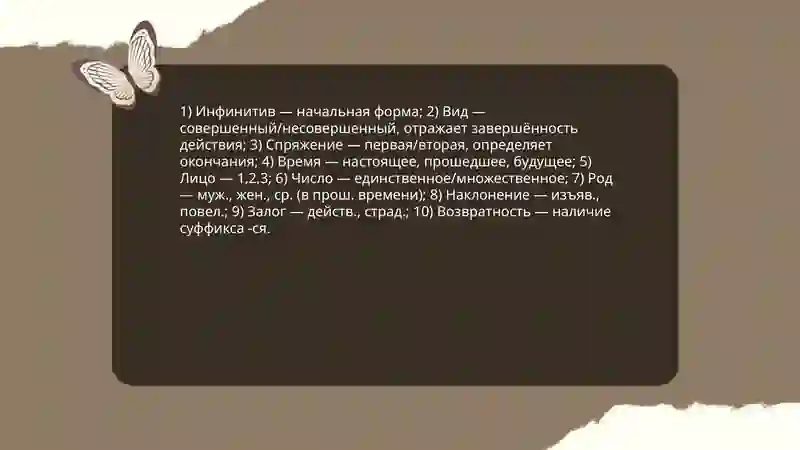 Глагол как часть речи 4