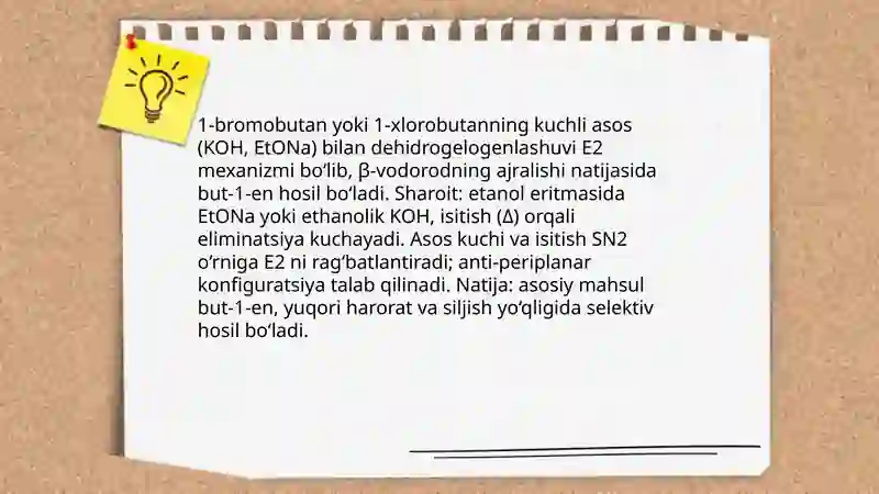 Buten-1 olish usullari 4