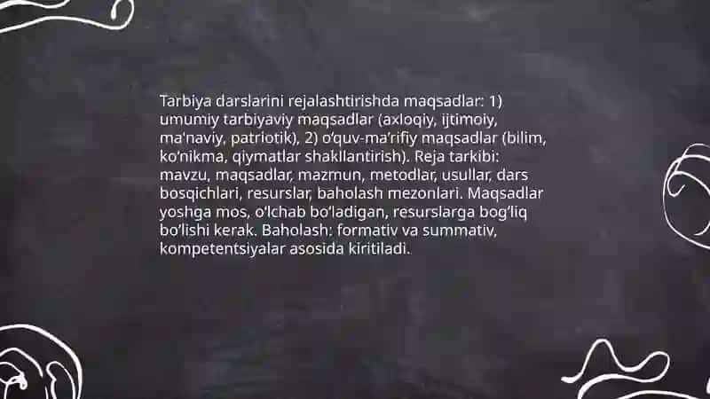 Tarbiya fanining o‘quv dasturini shakllantirish tamoyillari 4