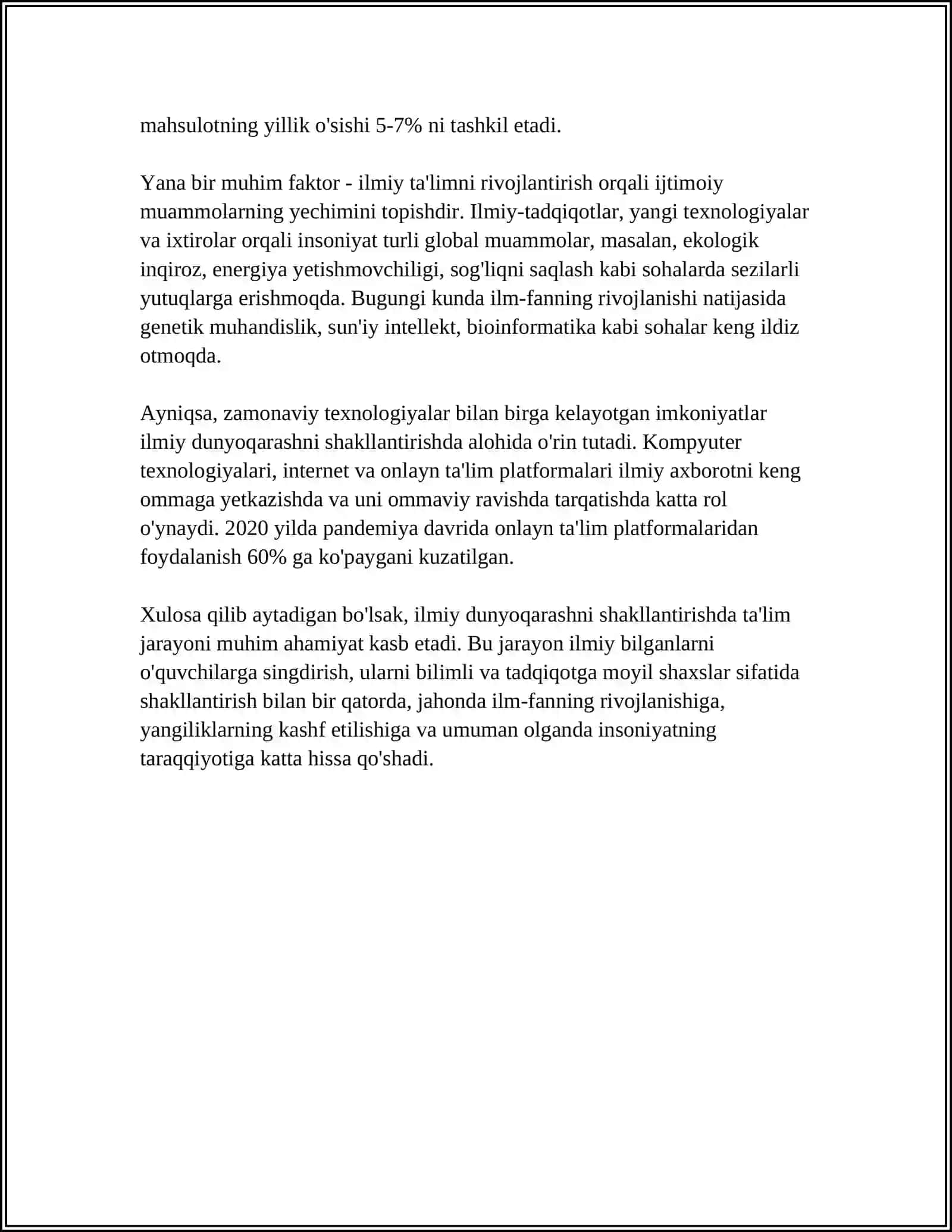 TA'LIM-TARBIYA JARAYONIDA ILMIY VA UMUMMADANIY DUNYOQARASHNI SHAKLLANTIRISH 4