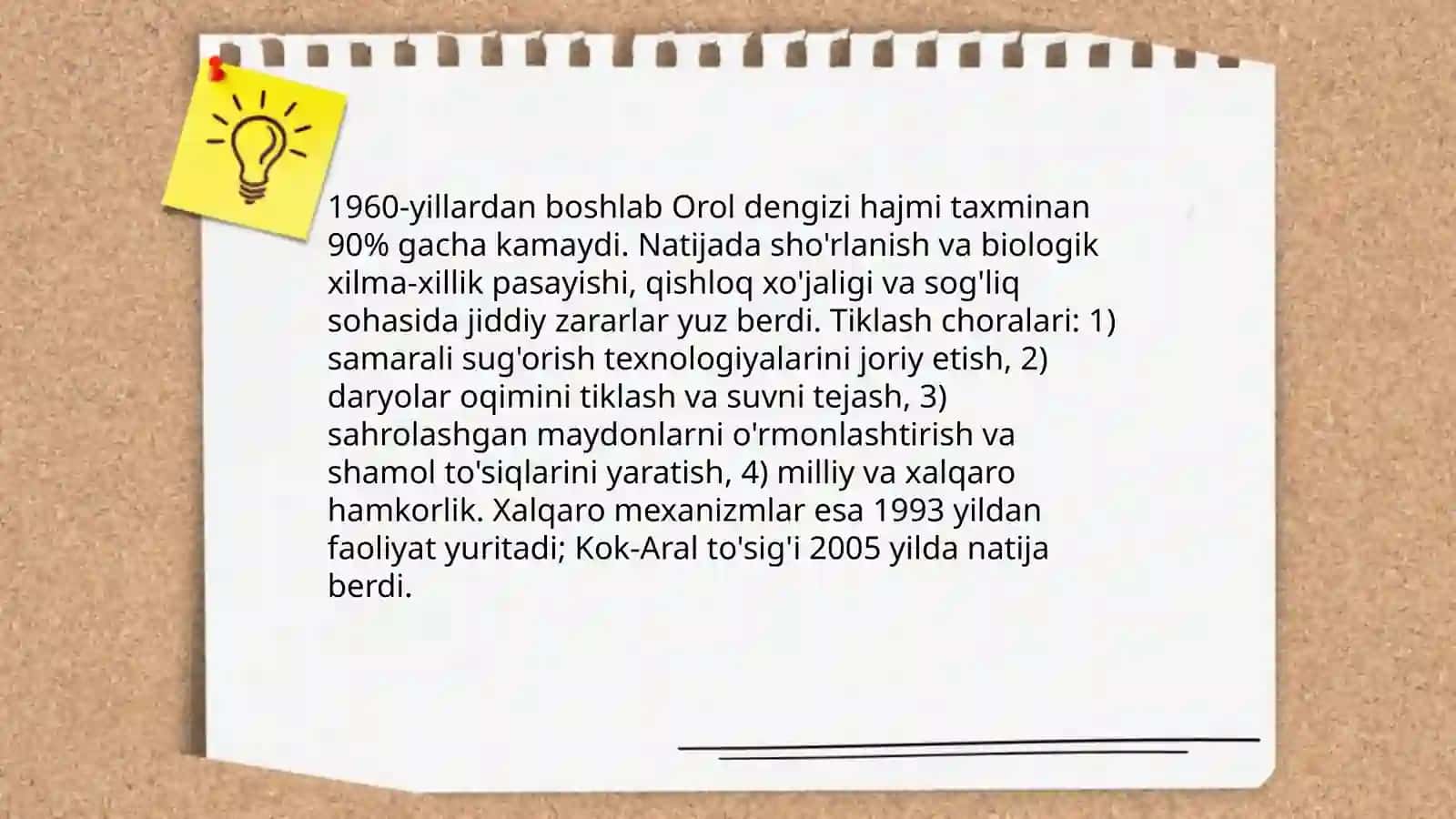 Oʻzbekistonda ekologik vaziyat va ekologik siyosatning ustuvor yoʻnalishlari 4