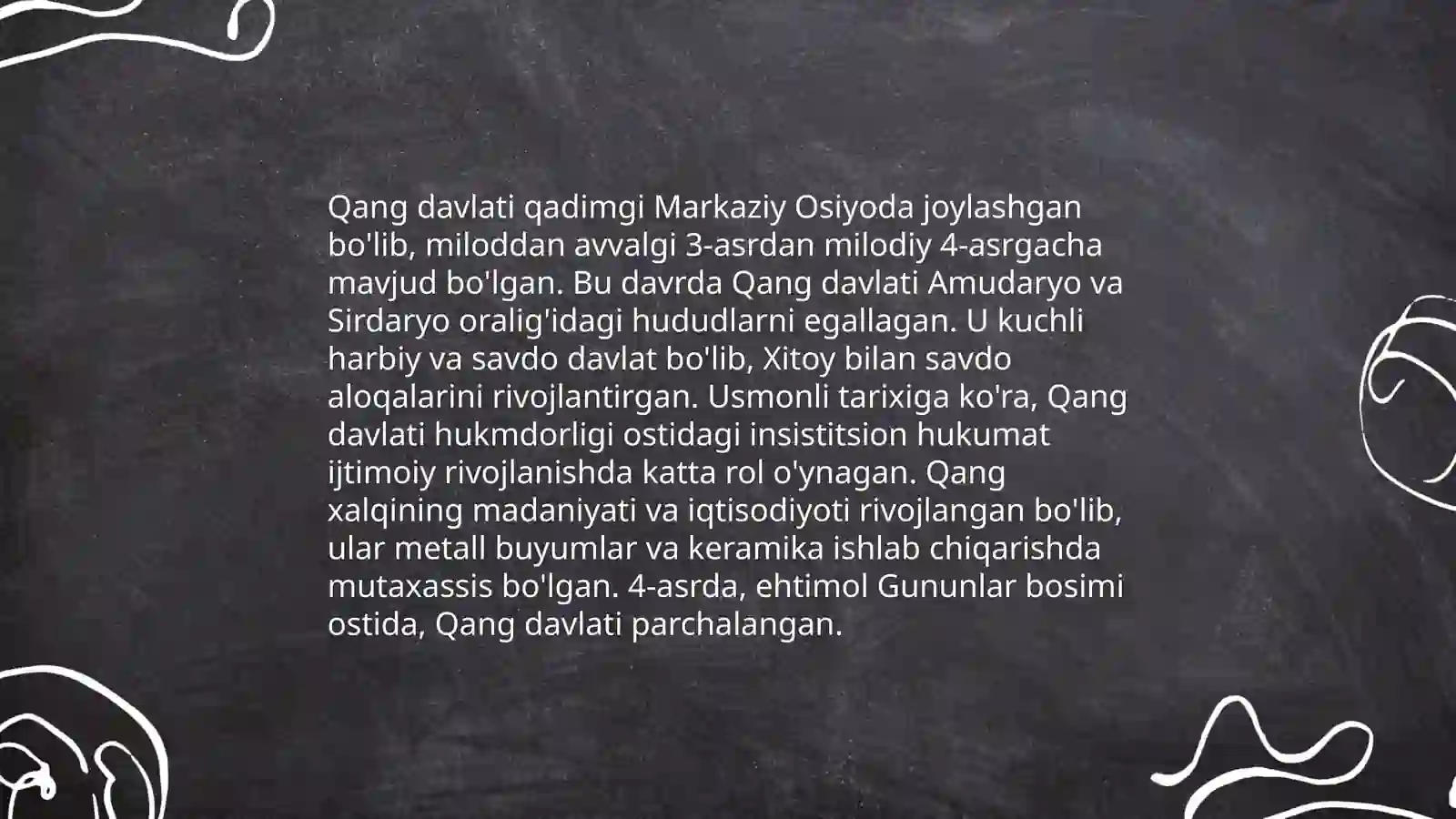 Qanģ davlati 4