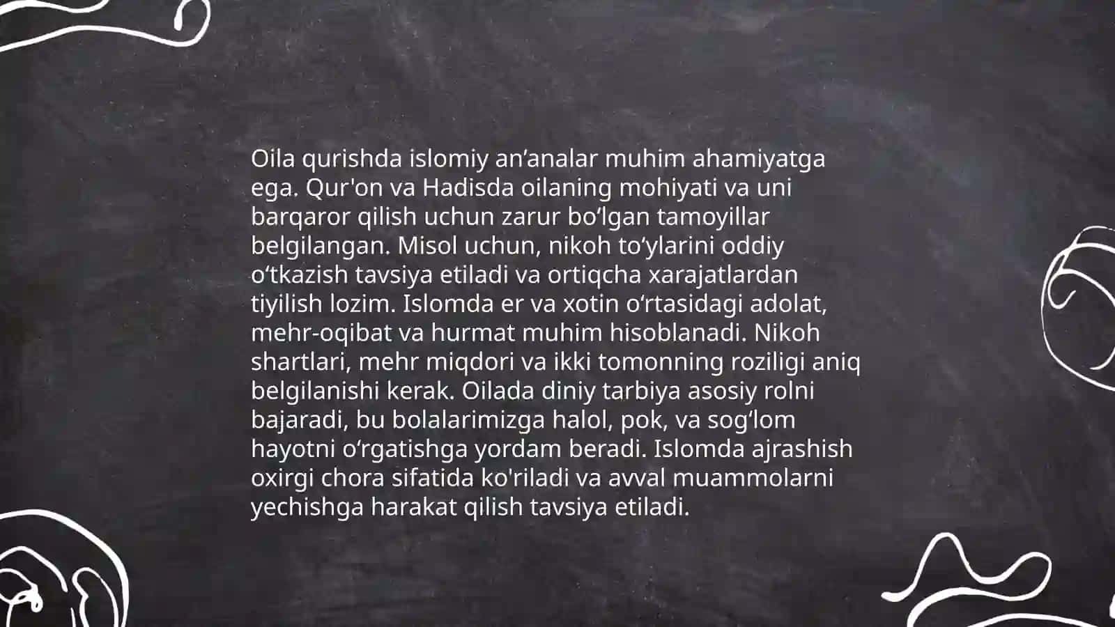 Islom huquqshinosligida oila nikoh taloq tushunchalarini tariflash 4