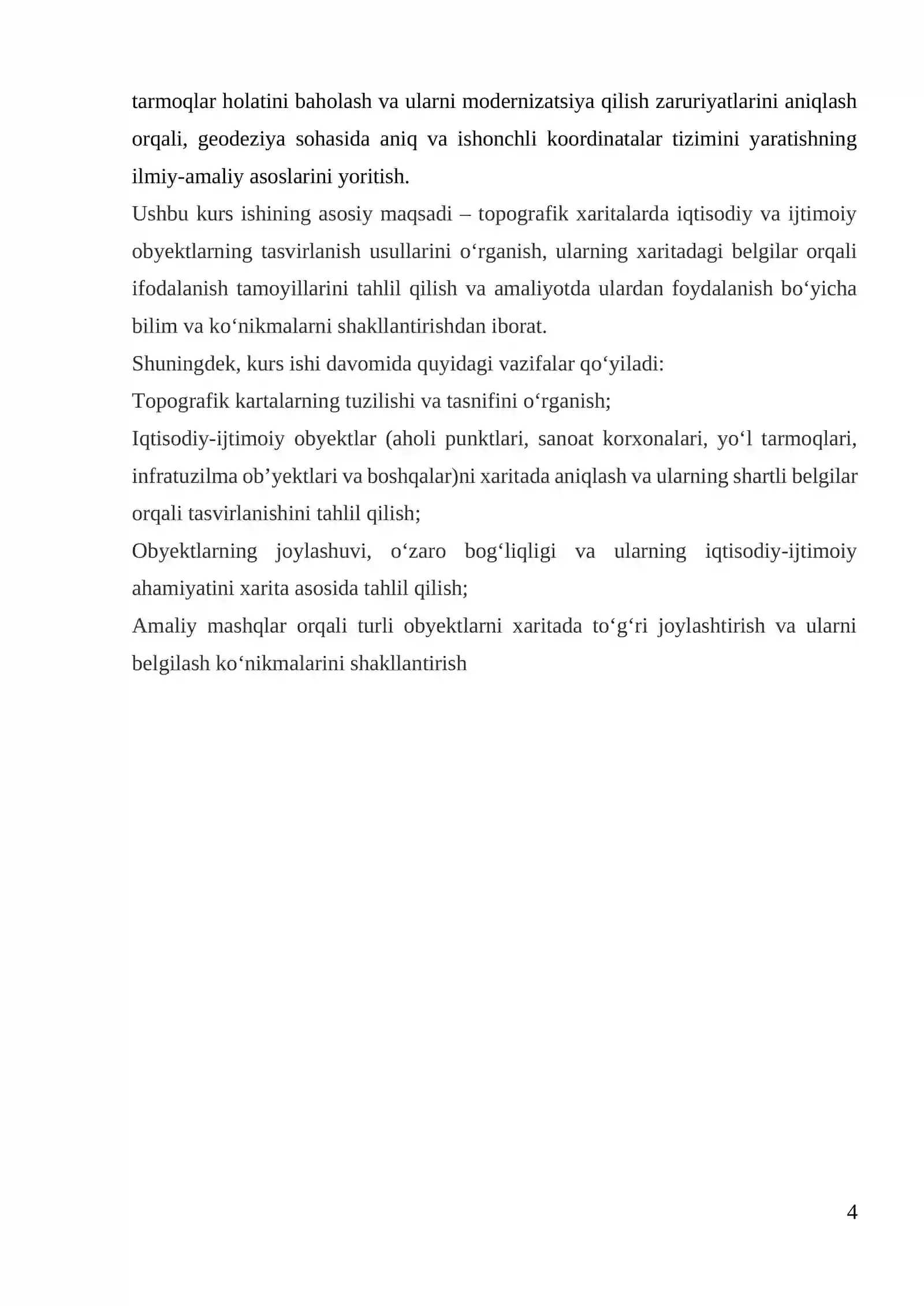 Topografik kartalarning tasnifi va ishlanishi 4