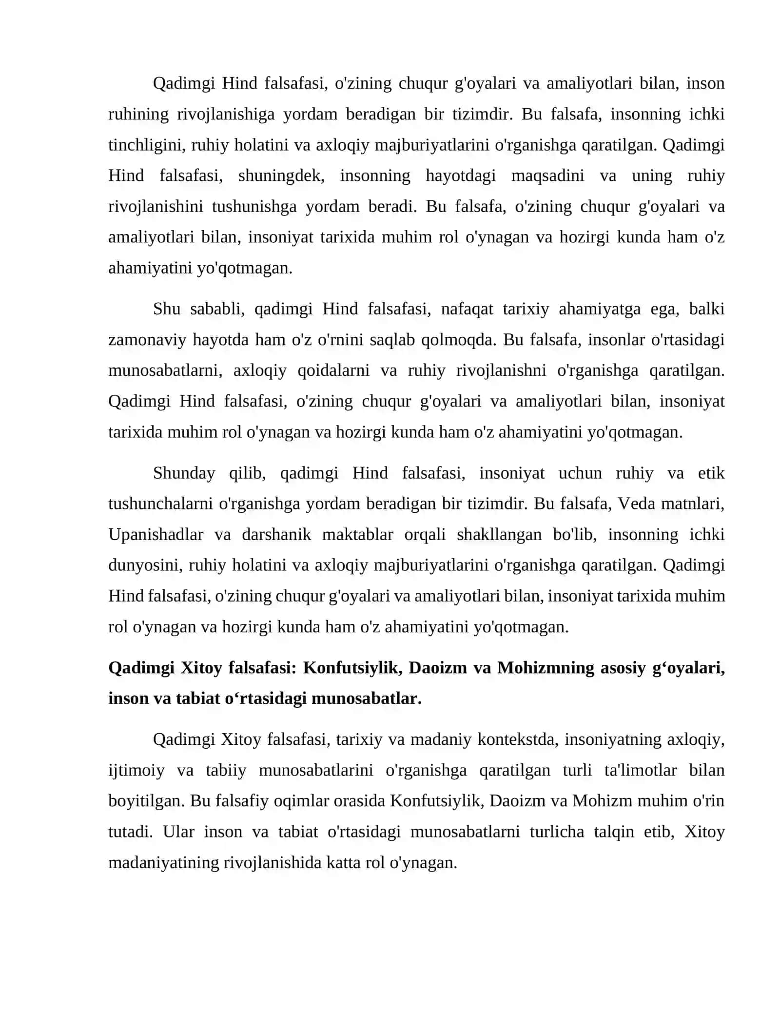 Qadimgi Hind va Xitoy falsafasi 4