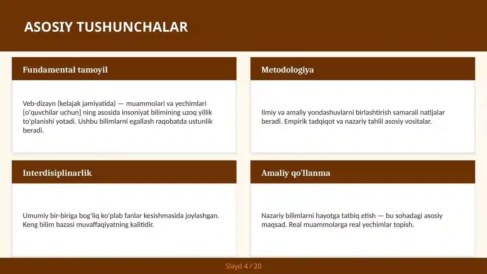 VEB-DIZAYN (KELAJAK JAMIYATIDA) — MUAMMOLARI VA YECHIMLARI [O'QUVCHILAR UCHUN] 4