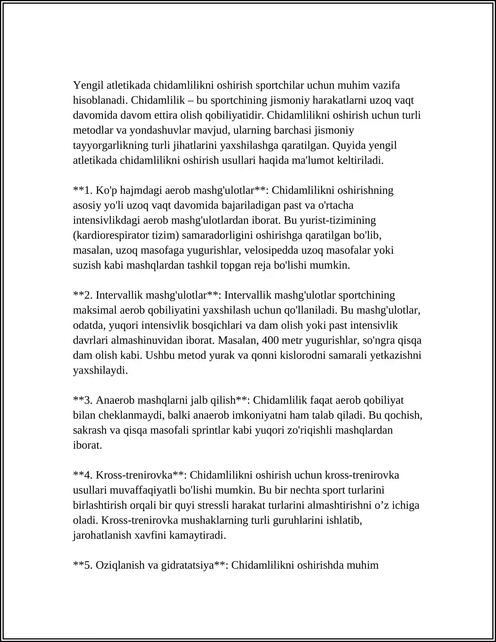 UMUMIY JISMONIY TAYYORGARLIK VA YENGIL ATLETIKA MAXSUS MASHQLARI 4