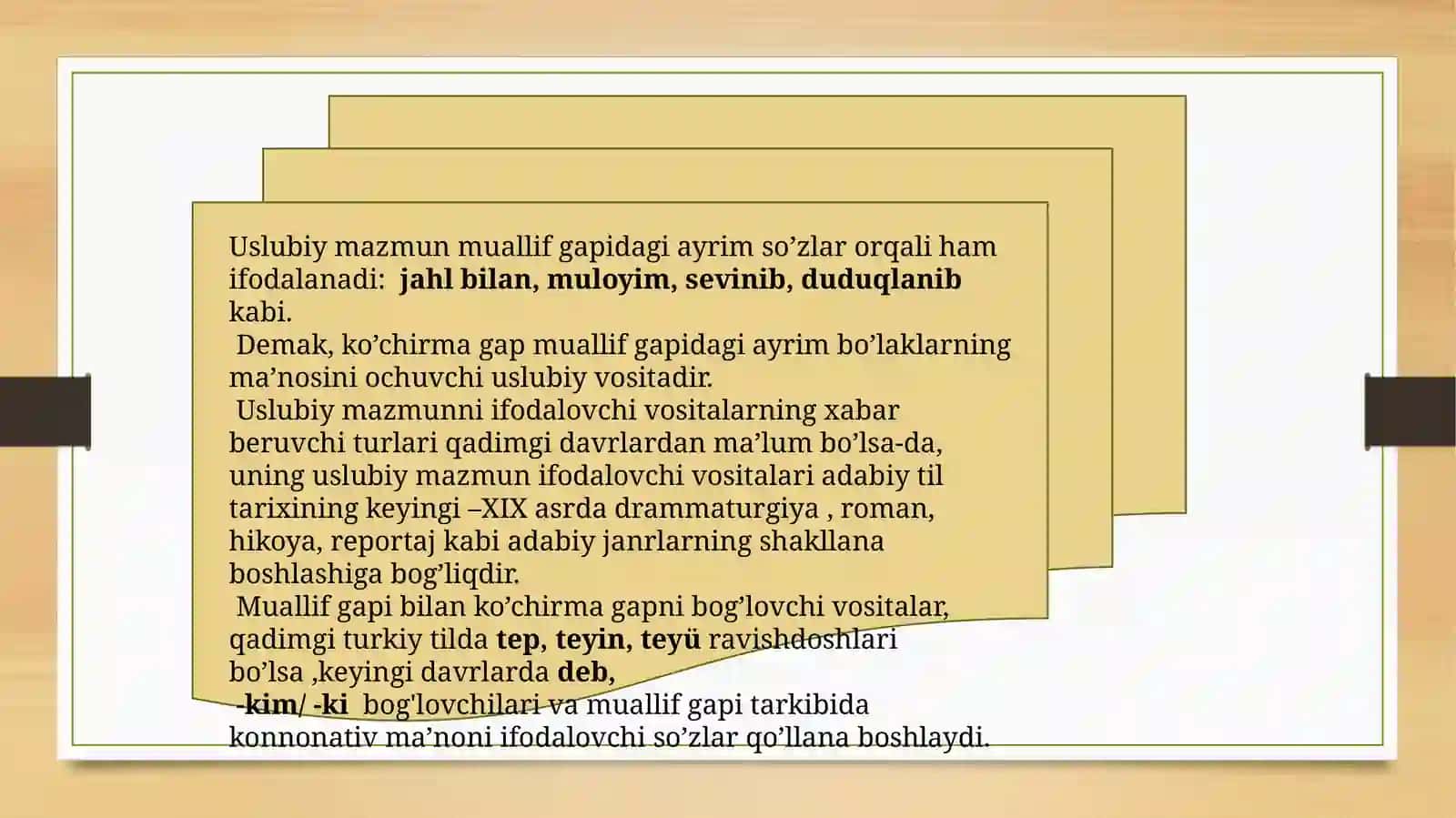 O’zbek tili tarxi 4