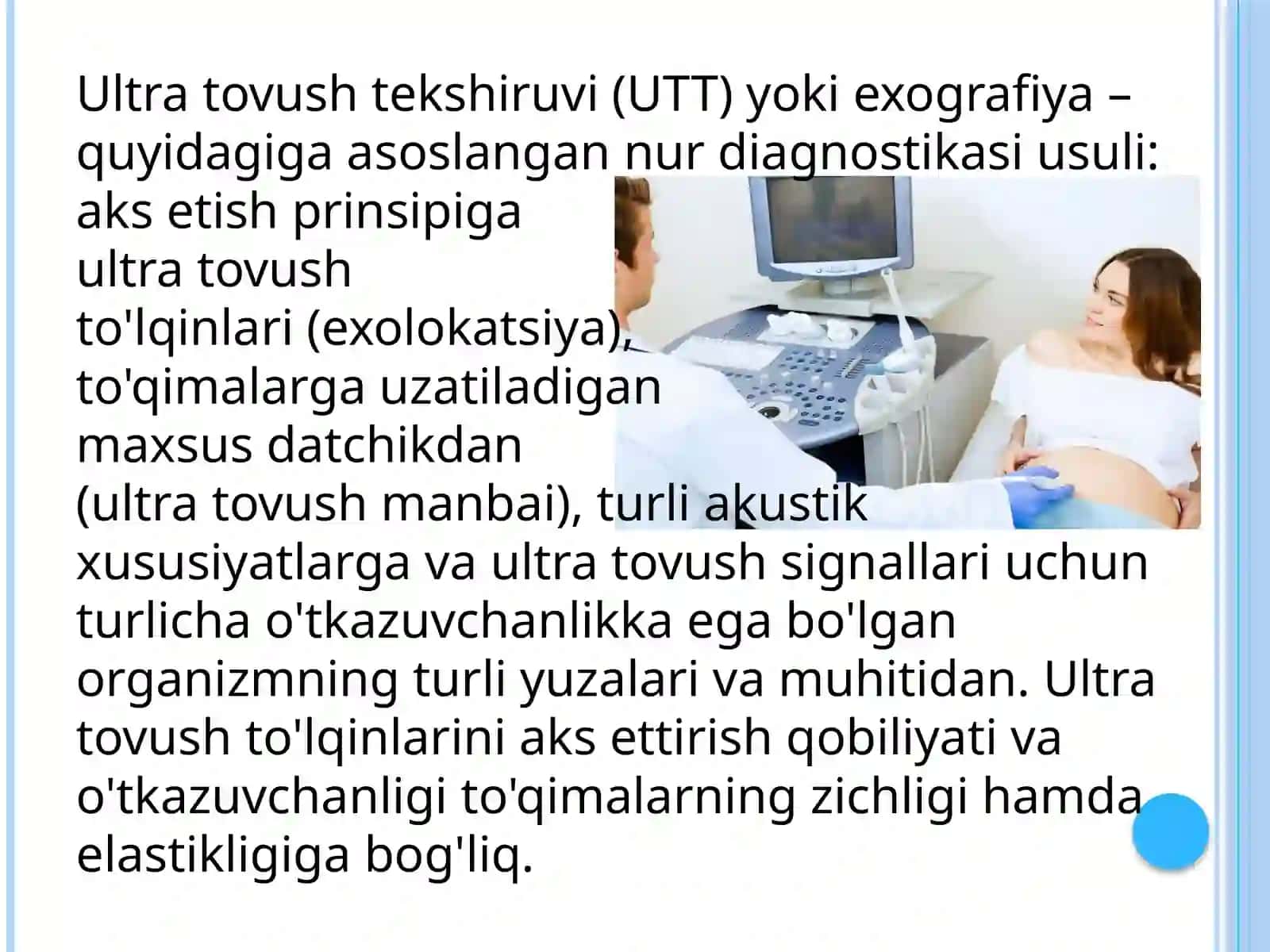 Ultratovushli tekshiruv usullari (UZD) 4