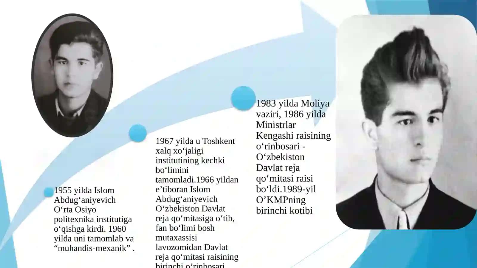 ISLOM ABDUG’ANIYEVICH KARIMOV MUSTAQIL O’ZBEKISTON RESPUBLIKASINING BIRINCHI PREZIDINTI 4
