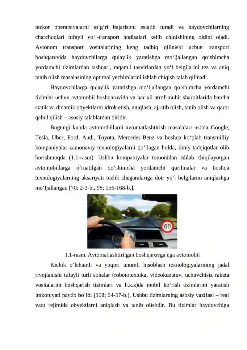 Yo‘l harakati xavfsizligi sohasiga axborot texnologiyalarini tadbiq etishning zarurati 4