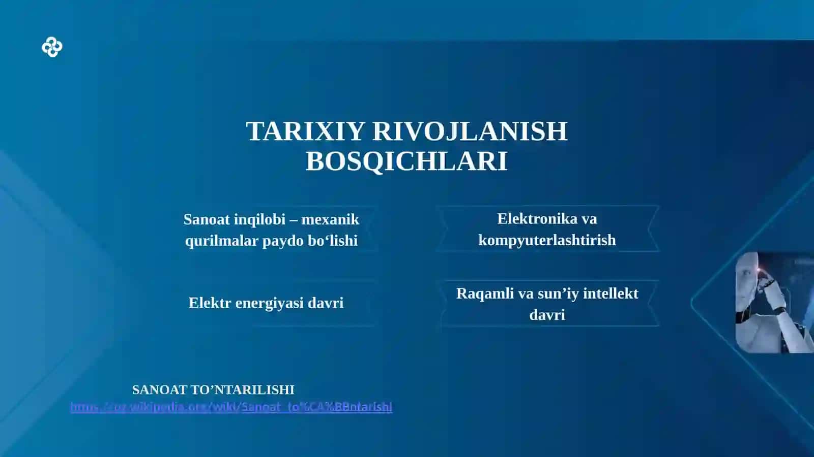 Texnik vositalarning rivojlanish tendensiyalari 4