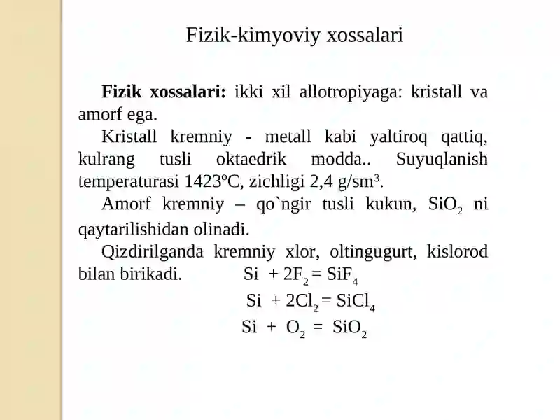 Kremniy 4