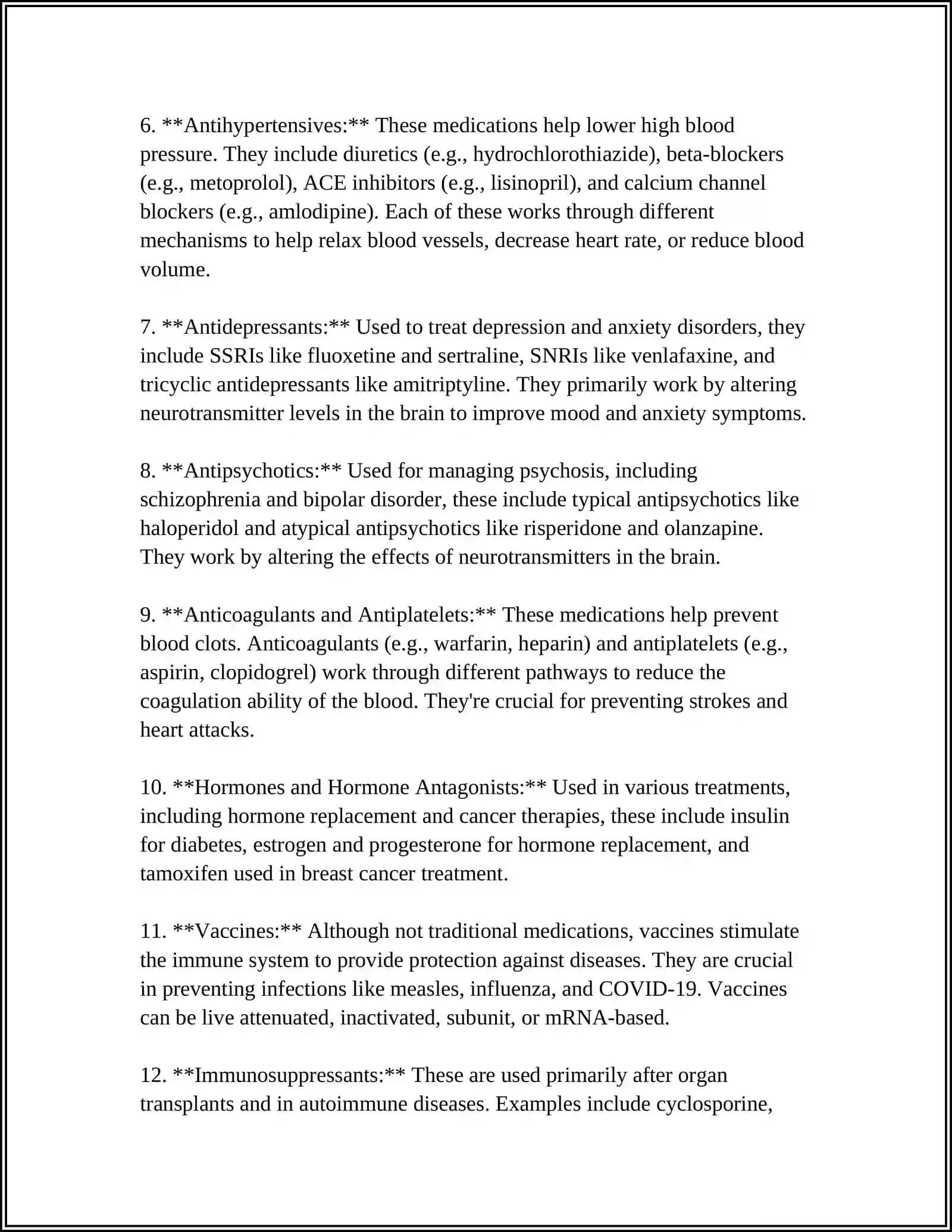 MEDICATIONS 4