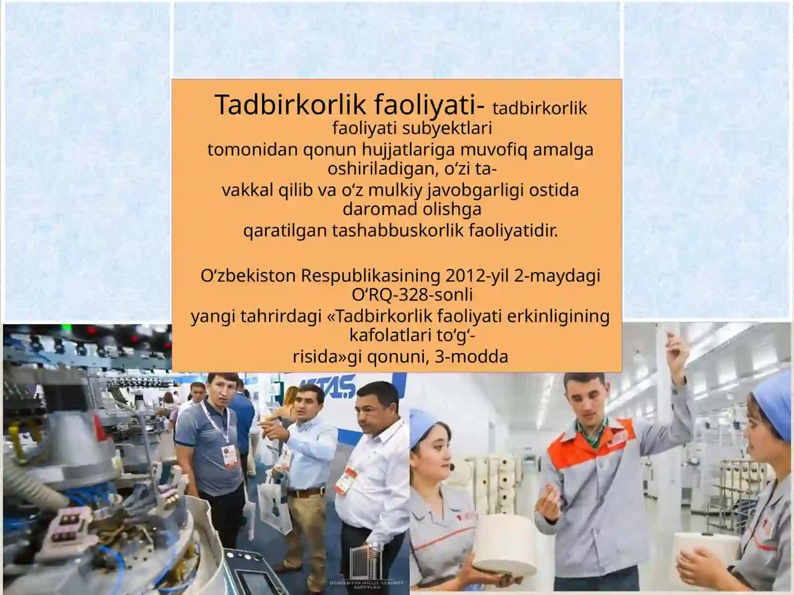 Tadbirkorlik faoliyati 4