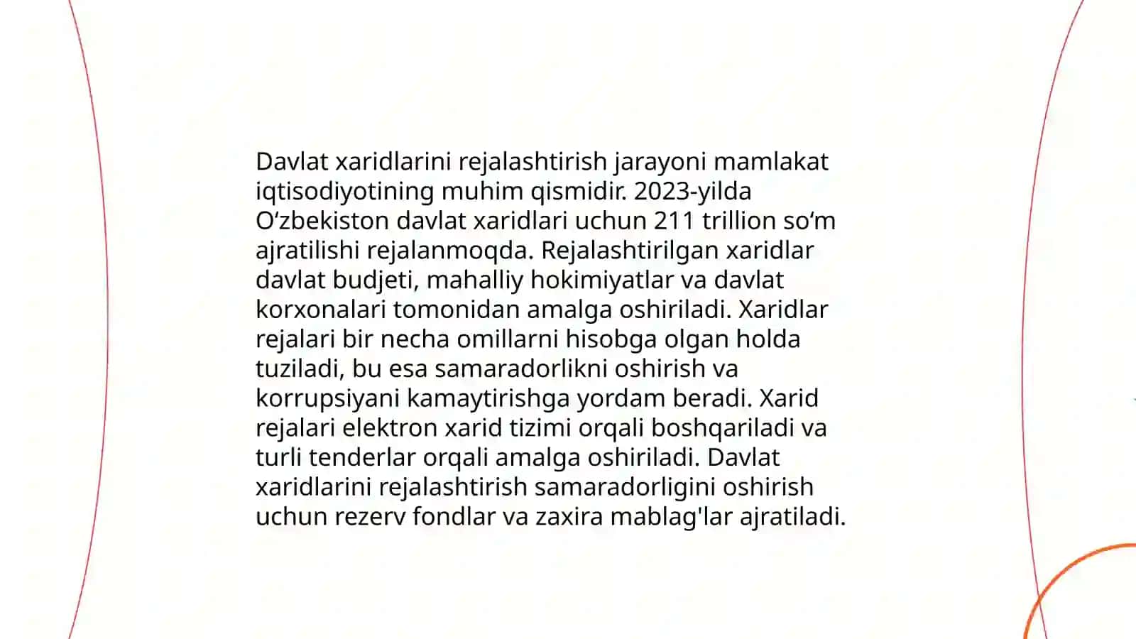 Davlat xaridlari haqida Isanova 4