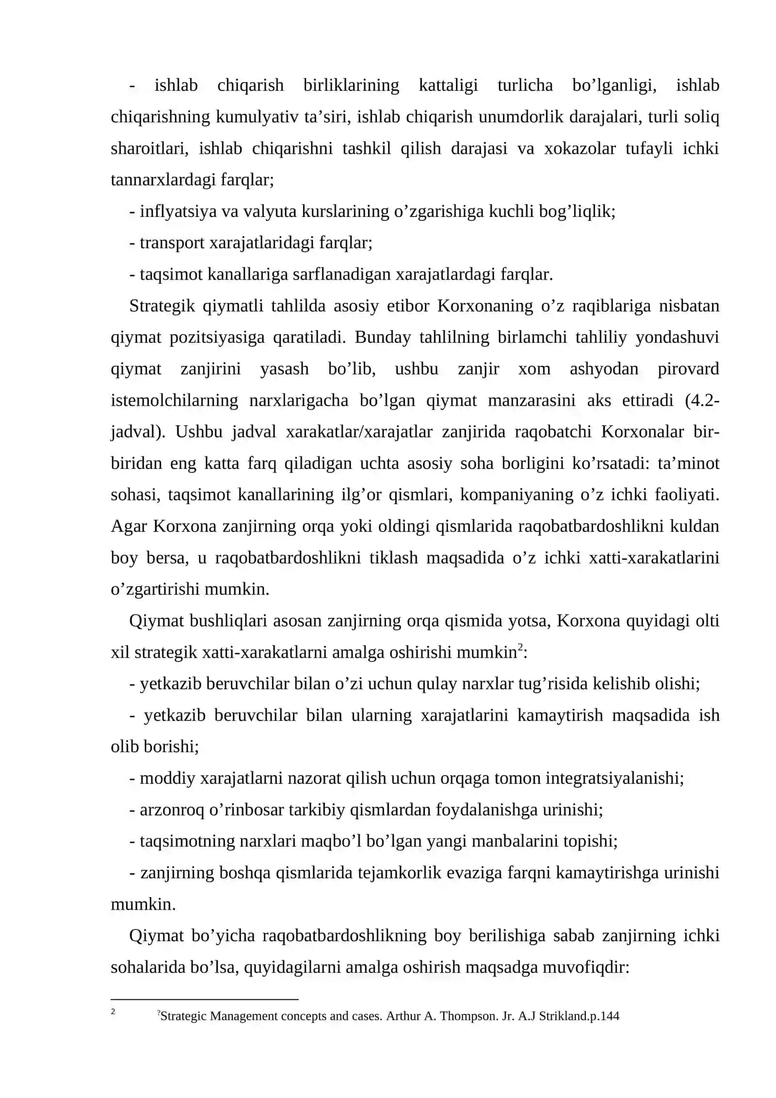 Kompaniyа holati tahlili 4