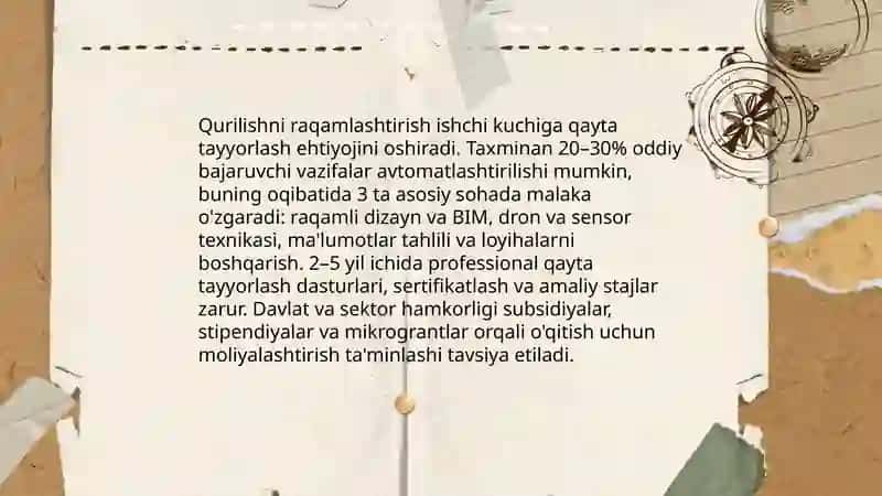 Qurilishni raqamlashtirishning iqtisodiy samaradorlikka ta'siri 4